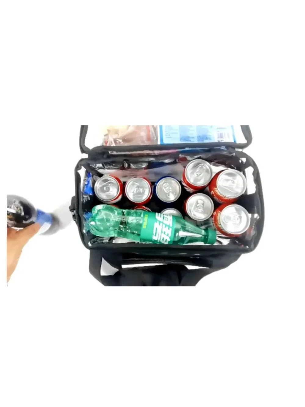 Clear PVC Crossbody Lunch Bag Stadium Approved Transparent Tote